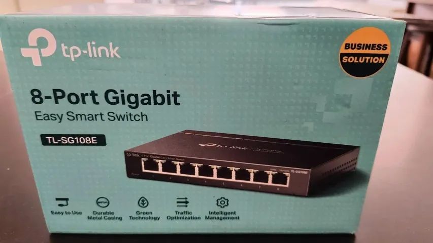 Switch TP-Link (LS108E) GigaByte - 8 portas Gerenciável  - Foto 2