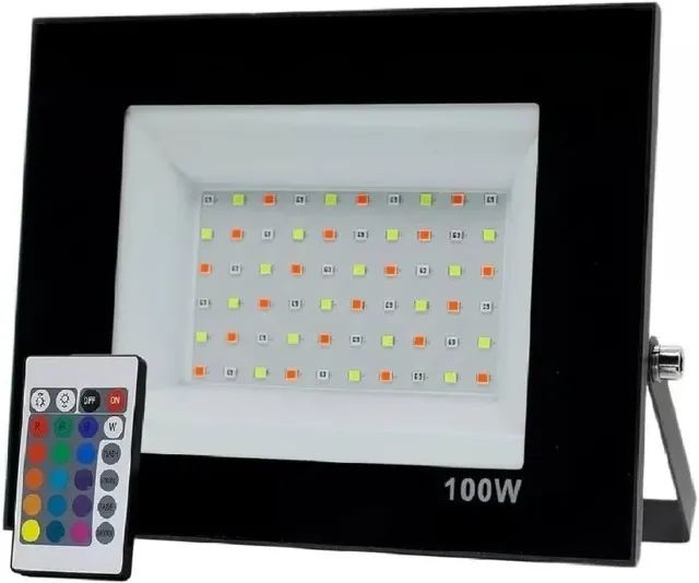 refletor de led rgb 100w