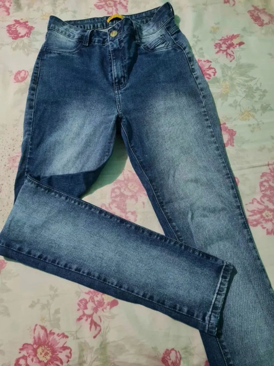 Calça Jeans Max Denin - 38 - Modelo Jeans Lavado