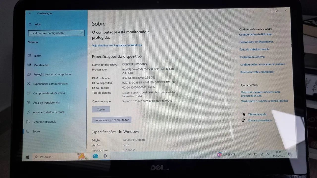 Notebook Dell i7 Touch Screen - Foto 3