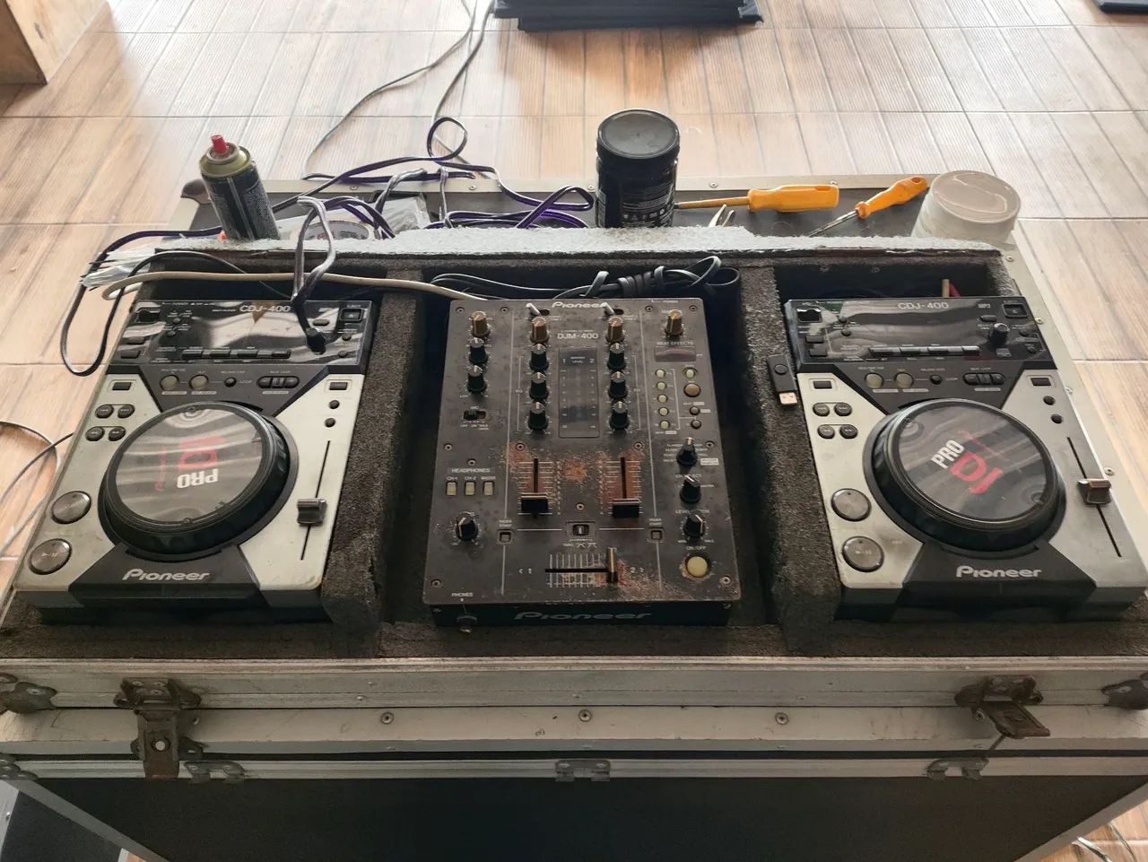 Pioneer パイオニア CDJ-400 x2 & DJM-400 セット Pioneer DJ Set CDJ-400 e DJM-400 - Instrumentos musicais - São