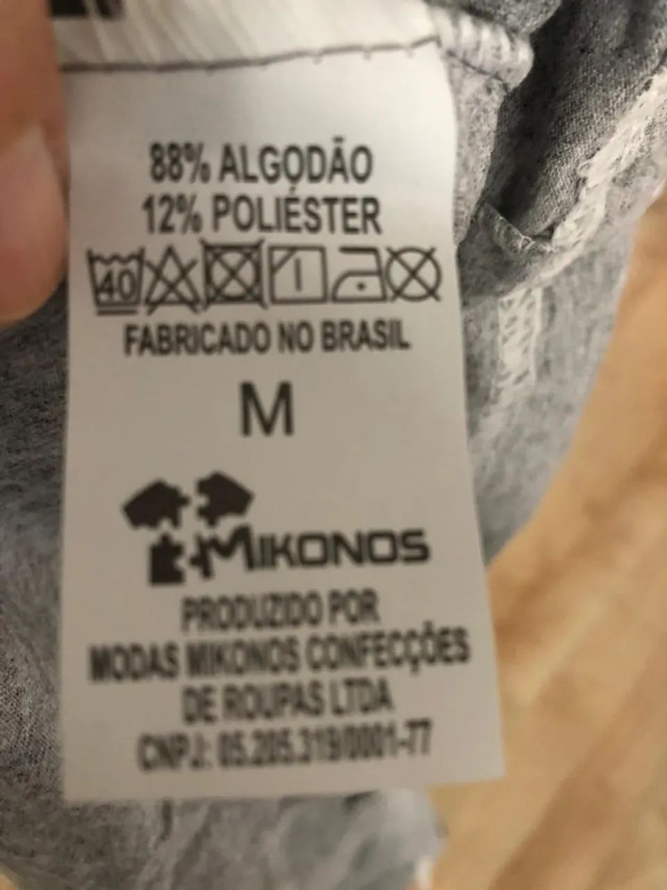 Camiseta Nova cinza mescla tam M - Foto 3