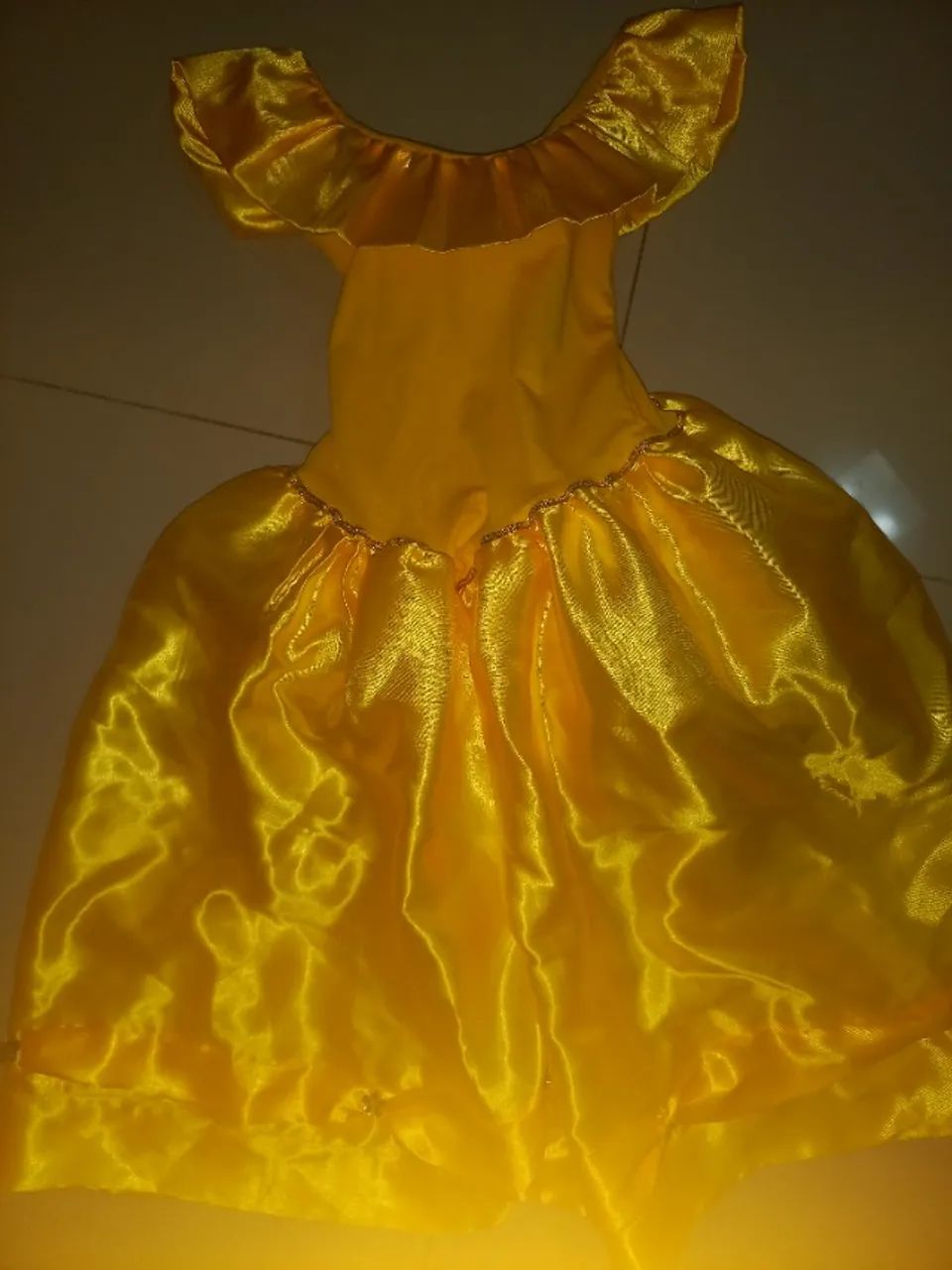 Vestido A Bela e a Fera Infantil - Foto 3