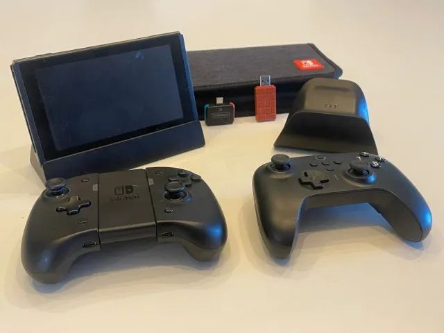 Nintendo Switch - 60 Jogos - 2 Controle Pro