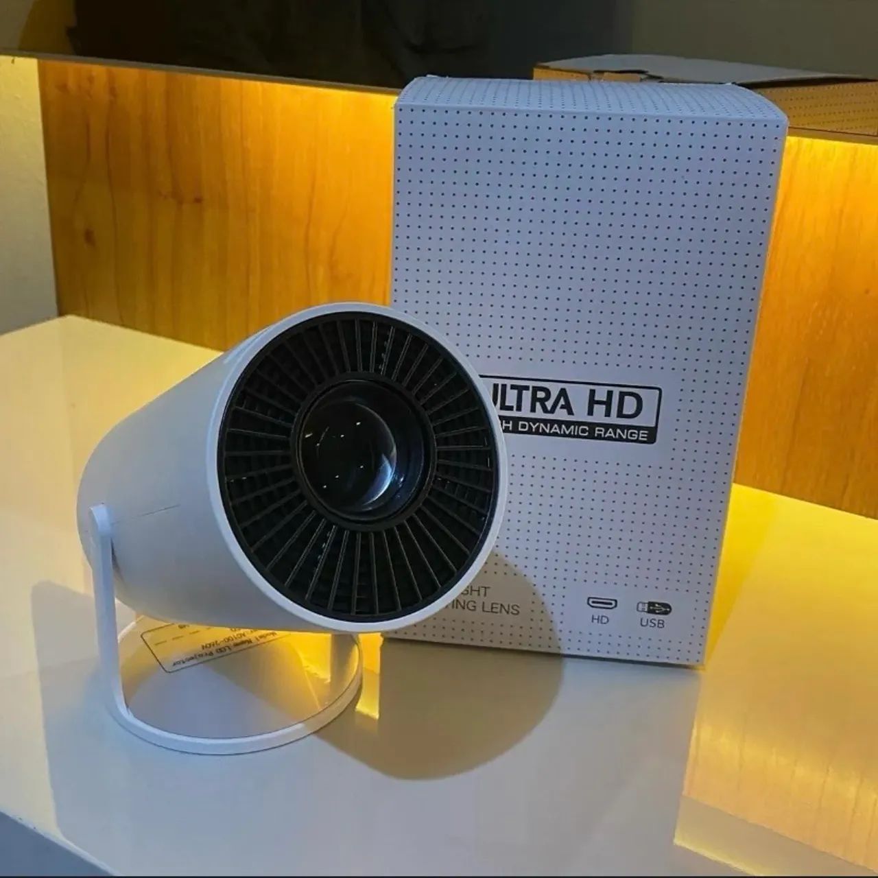 Projetor Portátil HY300 - Full HD e 4K - Foto 4
