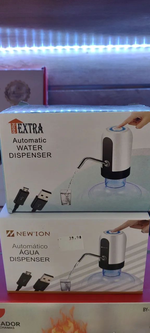 Bomba de água automática para galão
