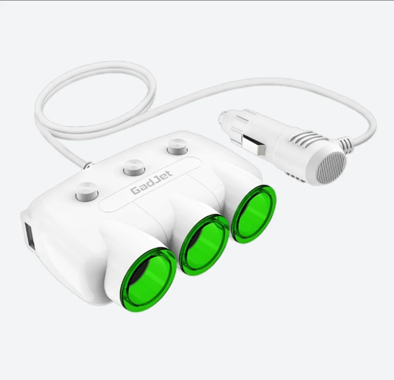 ADAPTADOR PARA CARRO 3 PORTAS  - Foto 3