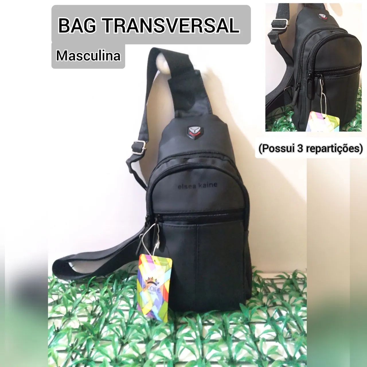 Bag Transversal Masculina 