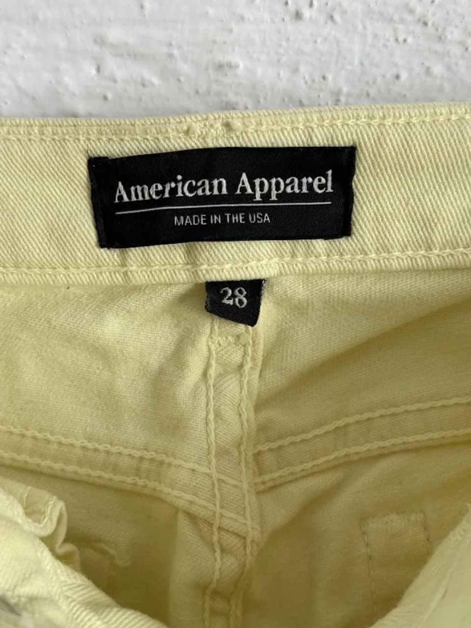 Calça Jeans Verde Claro American Apparel - Foto 3