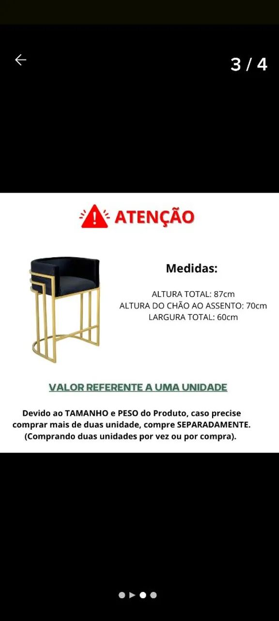 Banquetas/Cadeiras com design moderno - Foto 3