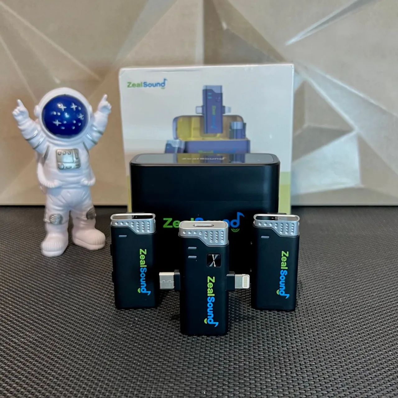 Microfone de Lapela Zealsound - Sem Fio - Foto 5