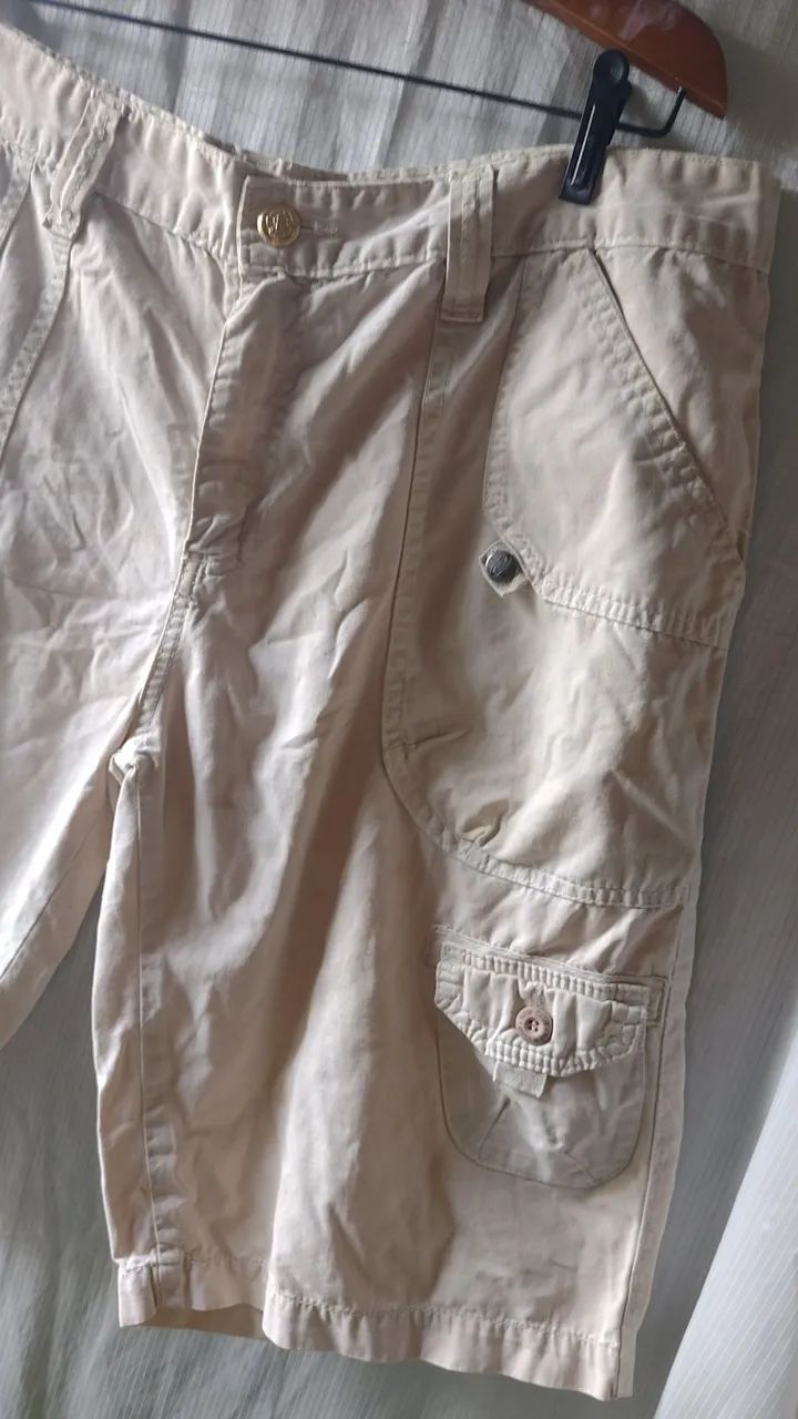 Bermuda masculina creme  - Foto 2