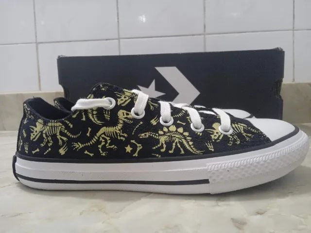Tênis Converse Infantil Dino Chuck Taylor All Star Cano Baixo