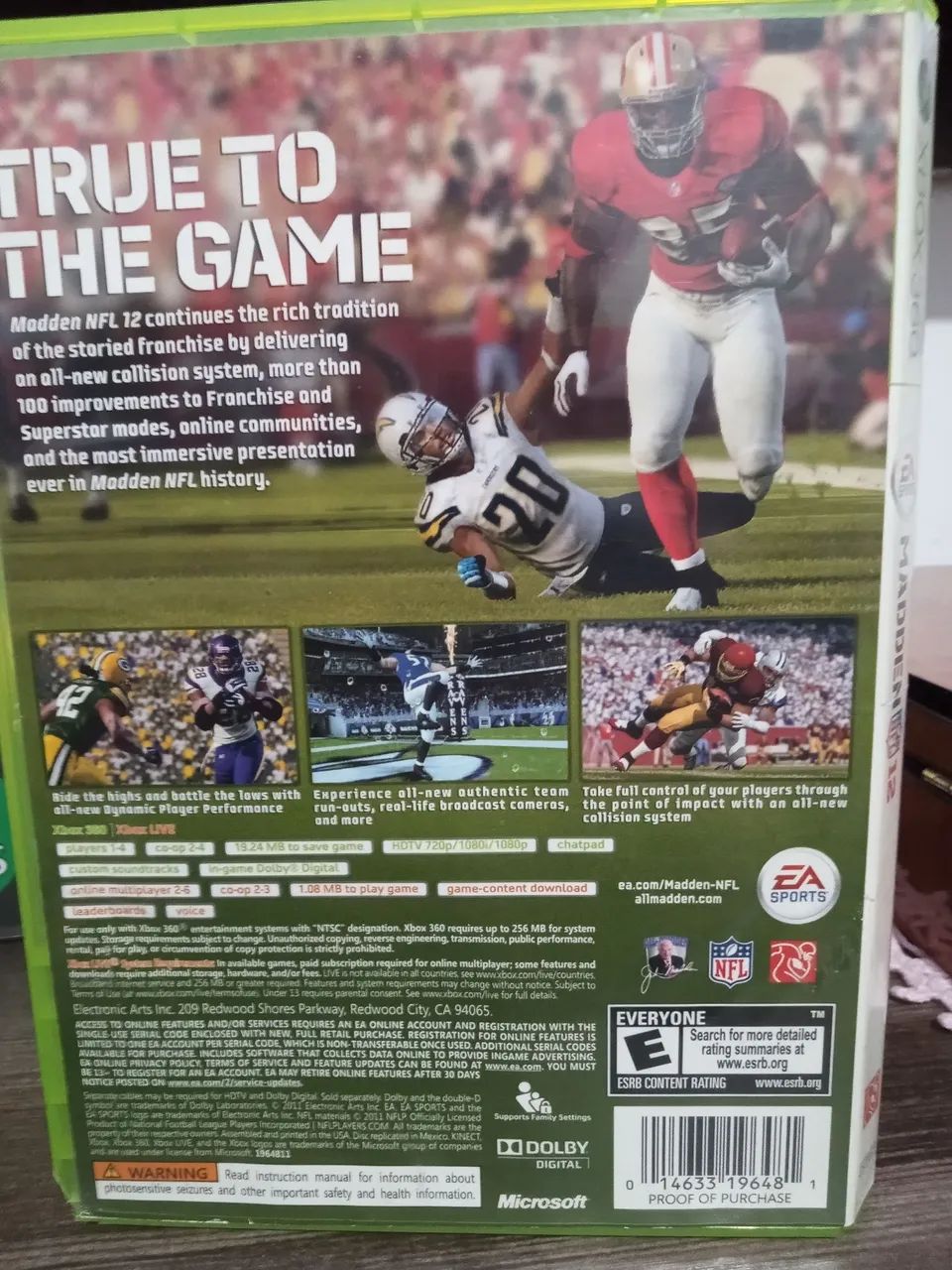 Madden NFL 12 - Xbox 360 Original  - Foto 3