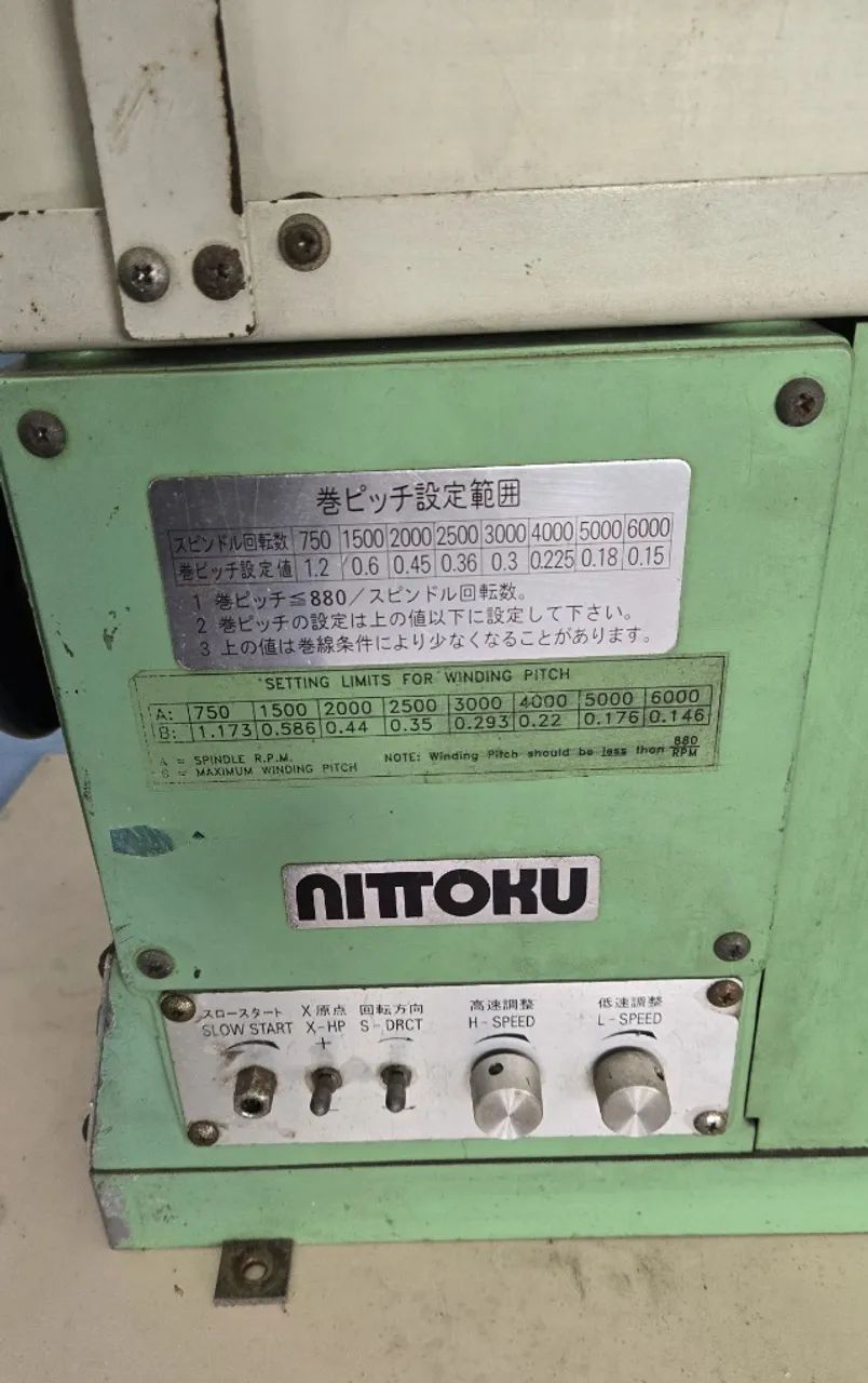 Máquina De Enrolar Bobinas Bobinadeira Nittoku Usada  - Foto 5