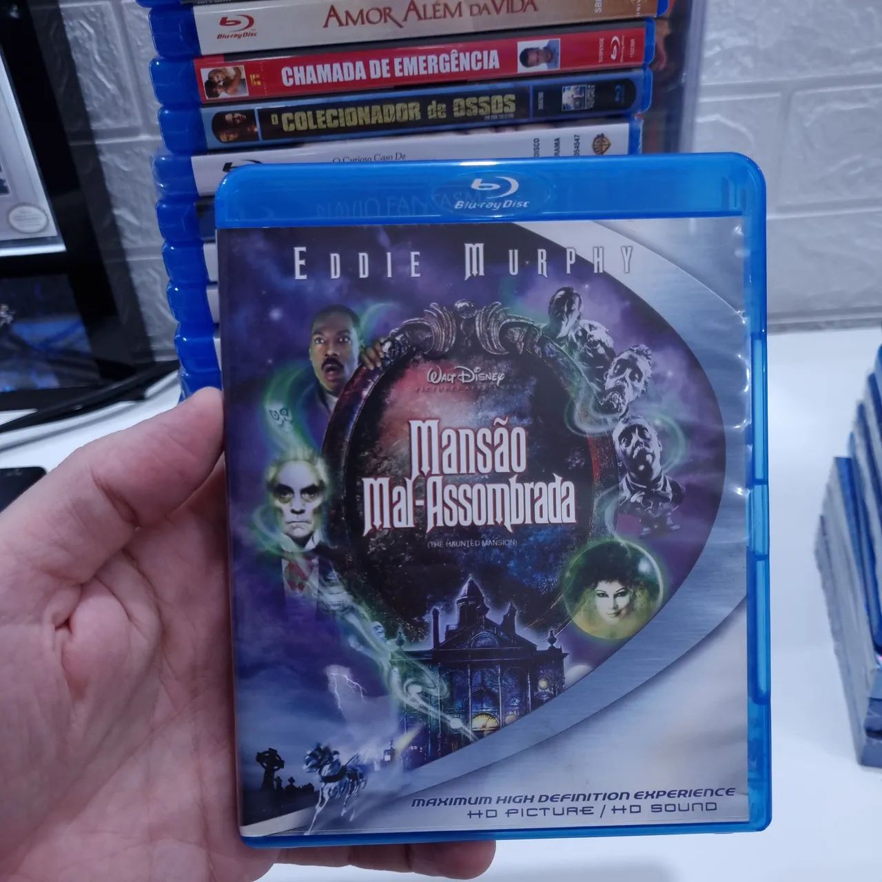 Raro Blu-Ray Mansão Mal-sssombrada com o Eddie Murphy Disney Novo de Coleção OFERTA!
