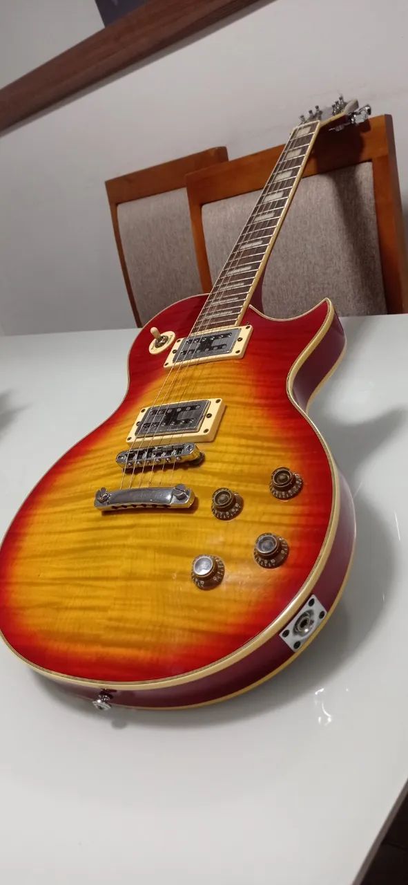 Guitarra Les Paul Golden Custom lp - Foto 3