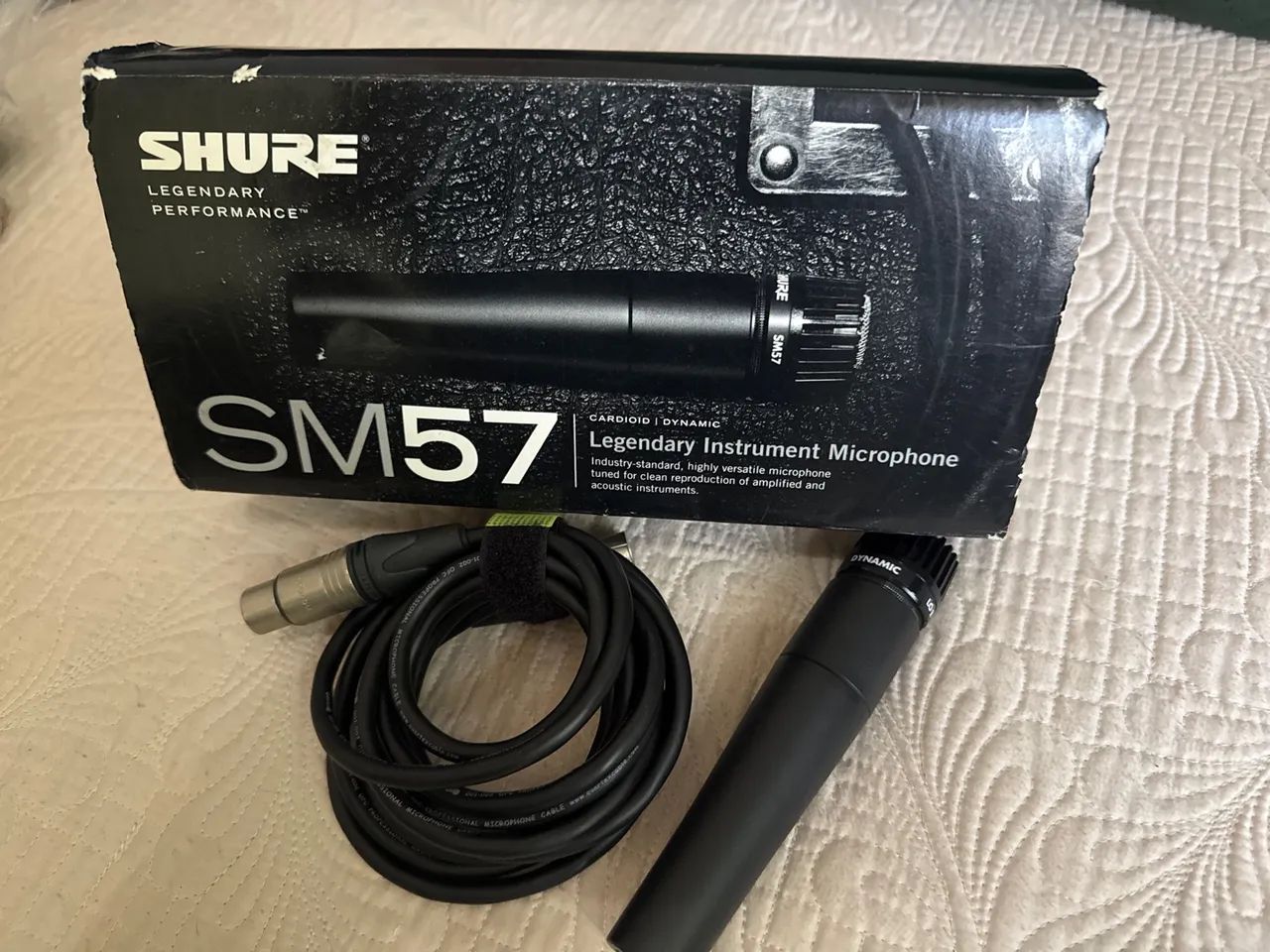 Microfone Shure SM57 - Unidirecional - Novo - Foto 4