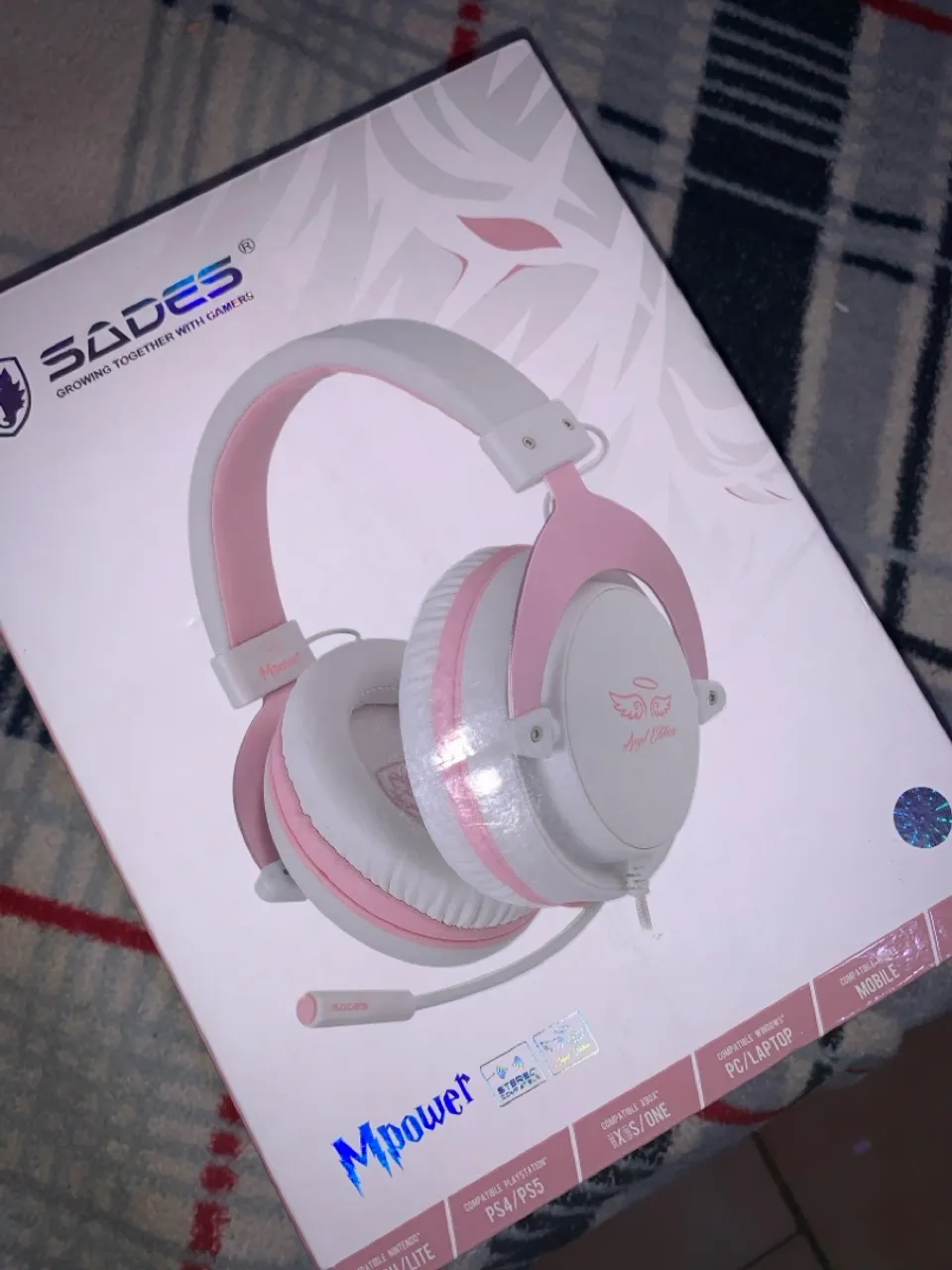 Headset Gamer Sades Fone Mpower Xbox Ps4 Vr Nintendo Celular