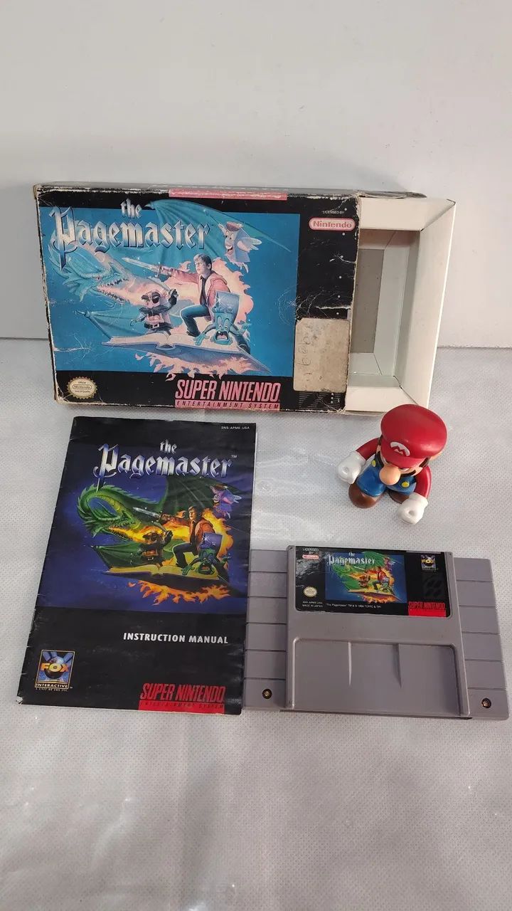 PAGEMASTER SNES CIB