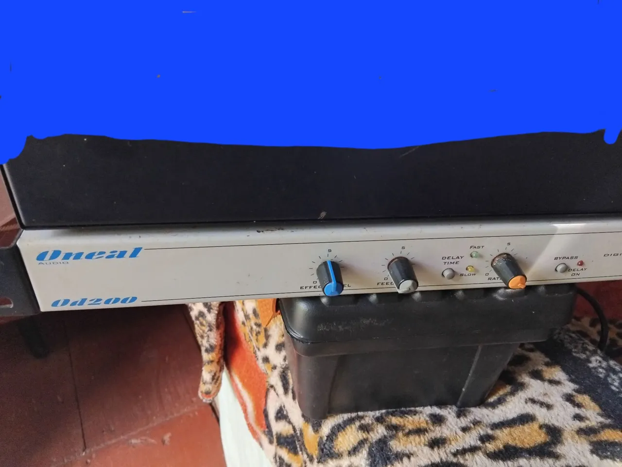 Processador de Efeitos ONeal Od200 mais microfone le som com cabo 