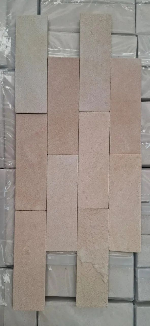 Tijolinho brick coral mesclado SALDO - Cobre 1,2m²