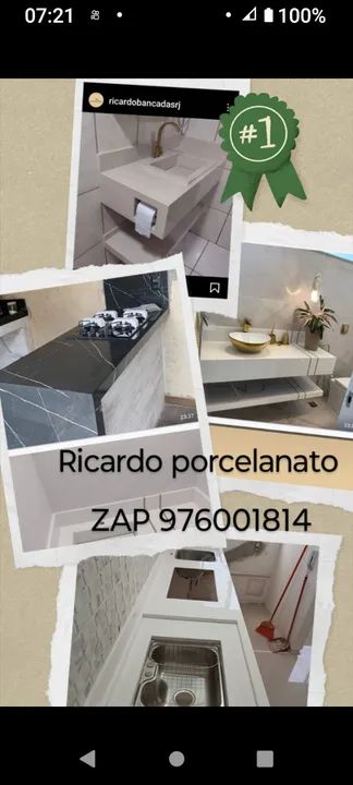 Pia de porcelanato  - Foto 4