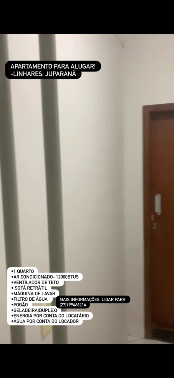 Aluga-se um apartamento mobiliado! Completo!