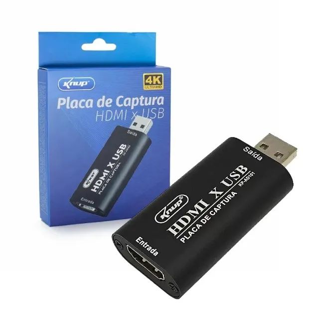 Placa de Captura HDMI x USB Full HD 1080p Knup, entregamos - Foto 2