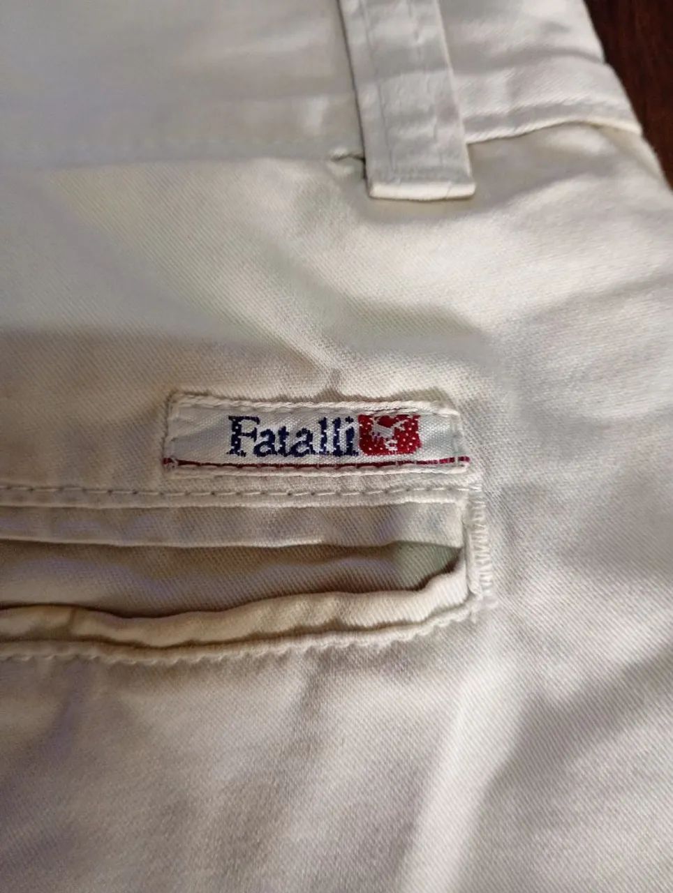 Calça FATALLI.   46.  Bege  - Foto 4