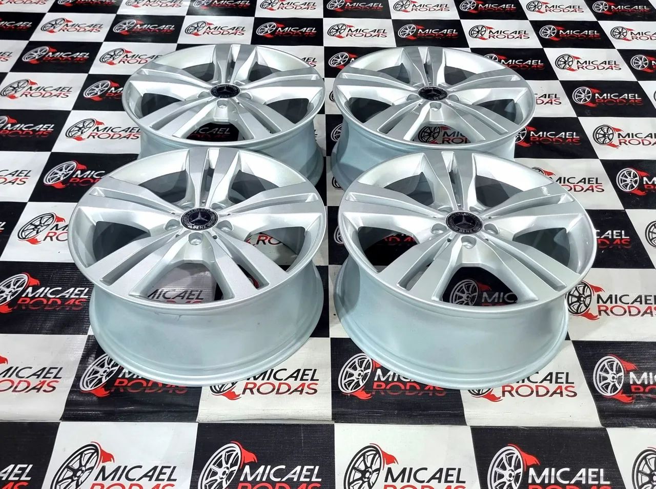 Jogo de rodas 19" Mercedes SLK e ml350 Originais 5x112 + Pintura Nova  - Foto 12