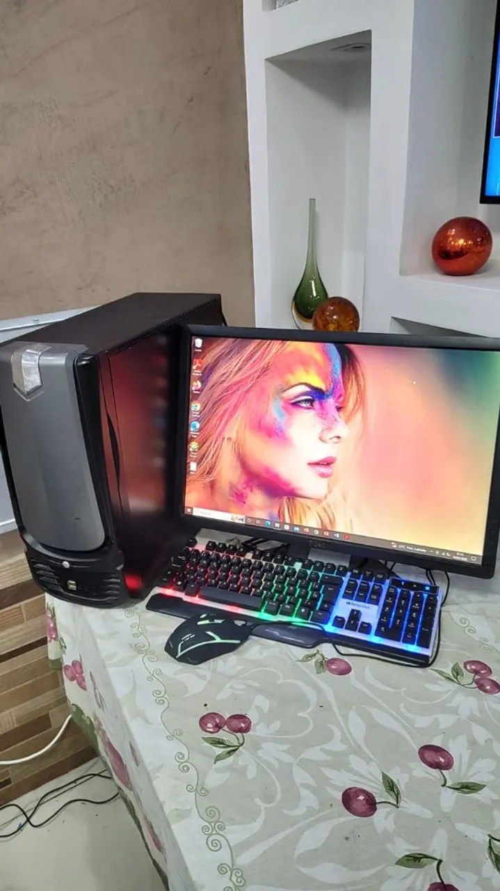 PC Core i5 terceira geração 22 pol.Ssd 128Gb Hd 250G 12Gbb