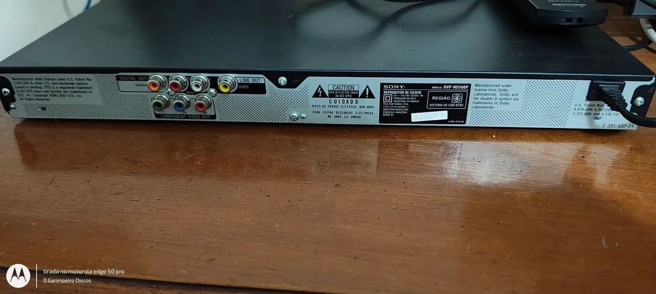 DVD Player CD Sony DVP-NS508P + Controle + Manual+ Caixa - Foto 2