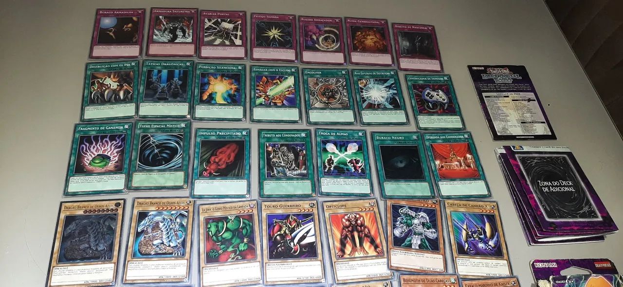 Deck inicial de Kaiba Yu-Gi-Oh! completo - Foto 3