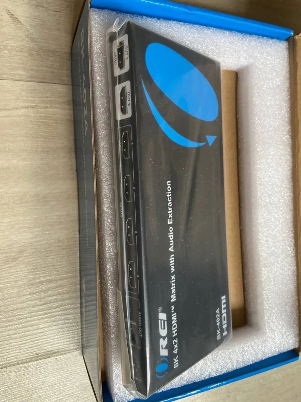 Matrix HDMI 2.1 4x2 BK-402A 8K 60Hz / 4K 120Hz c/ eARC - Novo - Foto 3