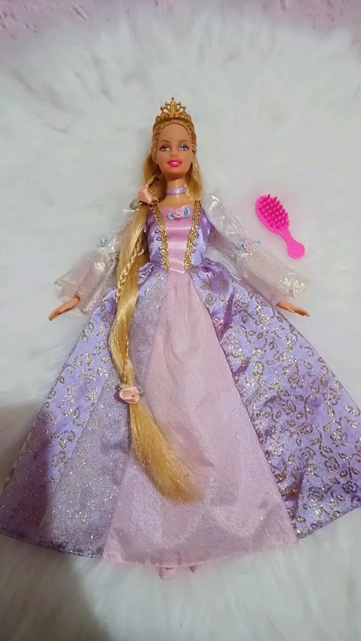Tiktok Barbie As Rapunzel Doll 2002 Barbie Rapunzel Deluxe