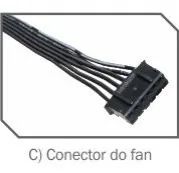 Cooler Fan Argb 6 Pinos Controlável Aataf1 Kmex *ENTREGA GRÁTIS* - Foto 3
