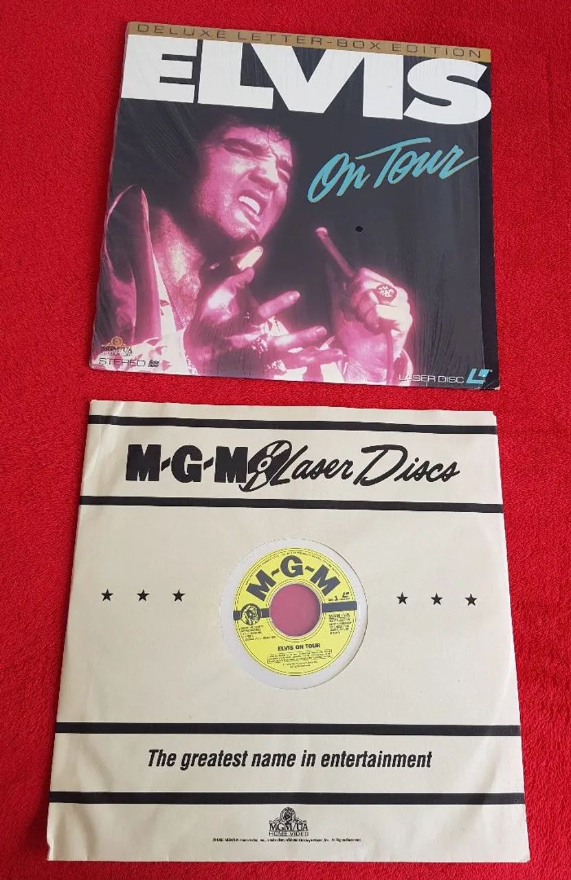 LD laser disc - Elvis Presley - on tour - Foto 4