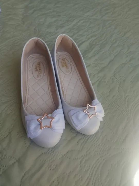 Sapato para daminhas e pajens