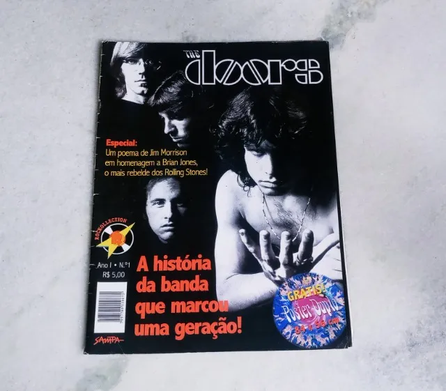 Revista The Doors: A história da banda que marcou uma geração! Ano 1 / n°1 - Sampa