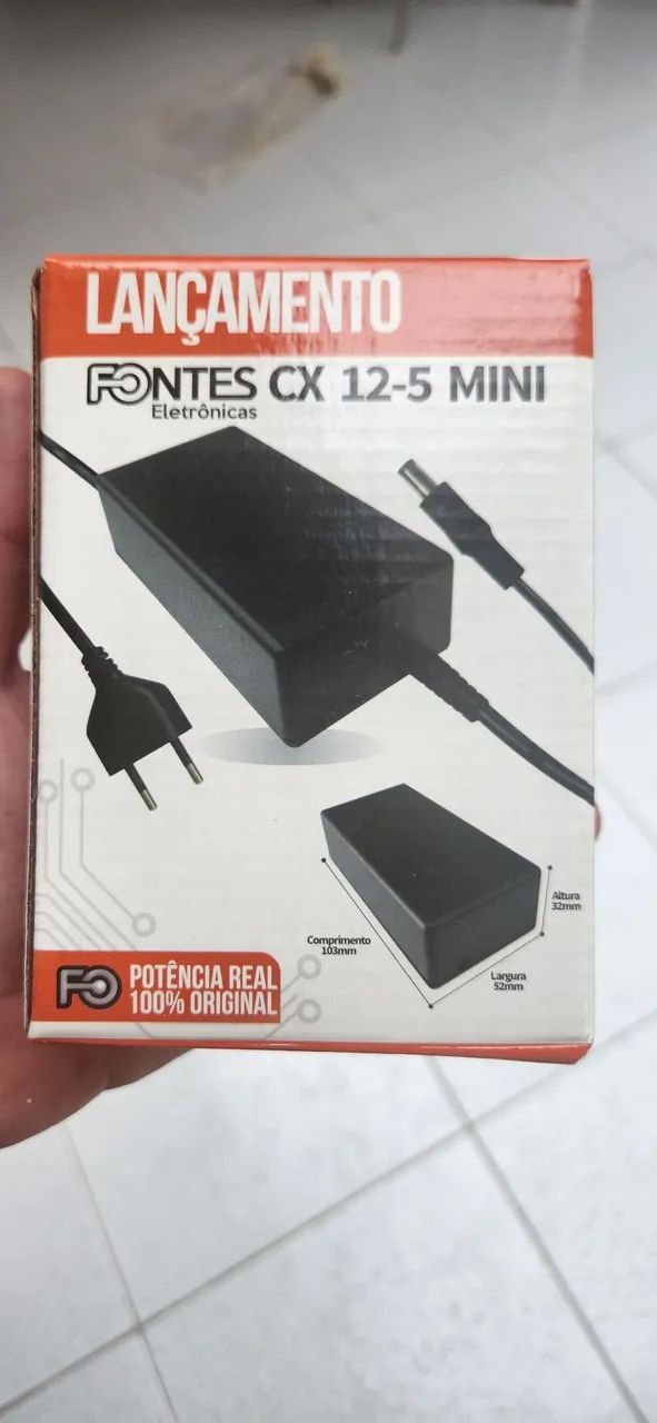 Fonte 12V 5A 60W Bivolt - Som, LED, CFTV e Eletrônicos - Foto 2