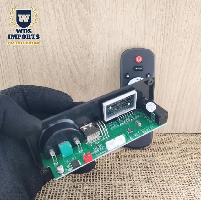 Placa de Som decodificadora Modulo 12V Rádio Fm Bluetooth - Foto 2