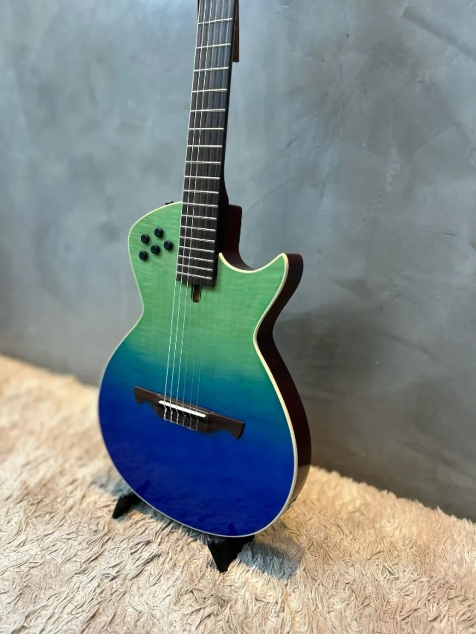 Violão Nylon Tagima Modena BlueFade - Foto 3