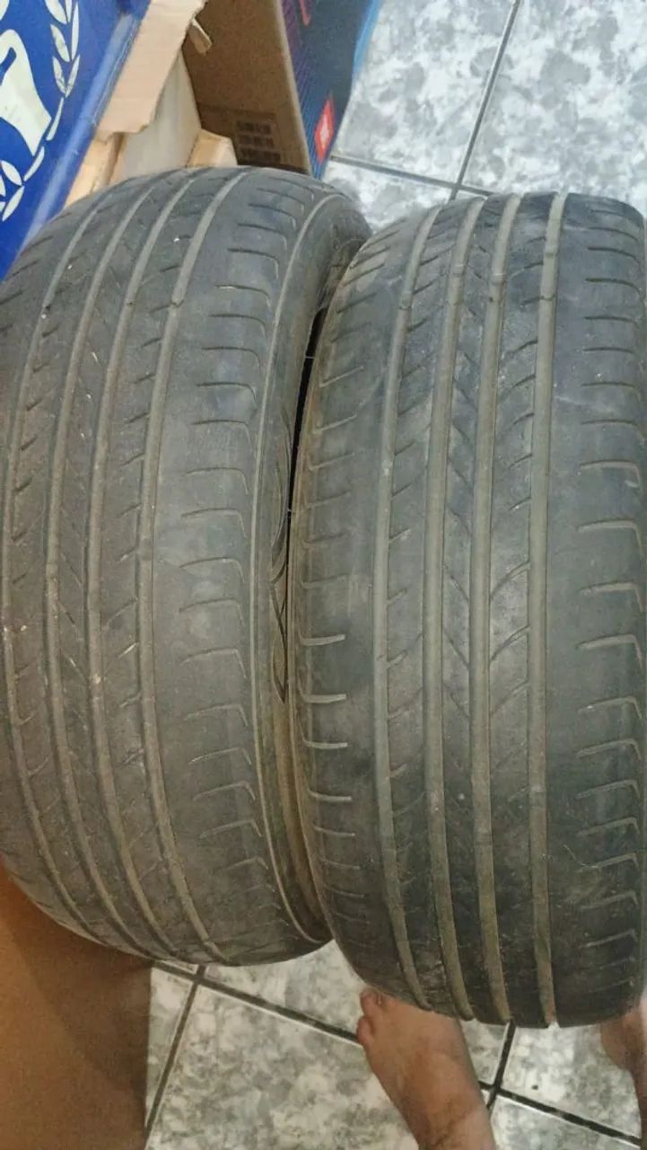 Pneus meia vida bons a partir de 100reais - Foto 4