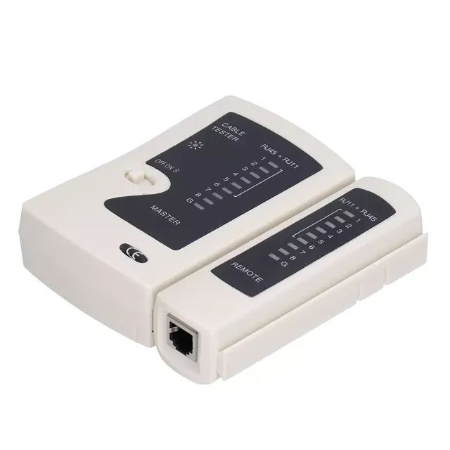 Testador de Cabo de Rede Universal RJ45/RJ11 Bomder BOM6802 - Loja COimbra Computadores 