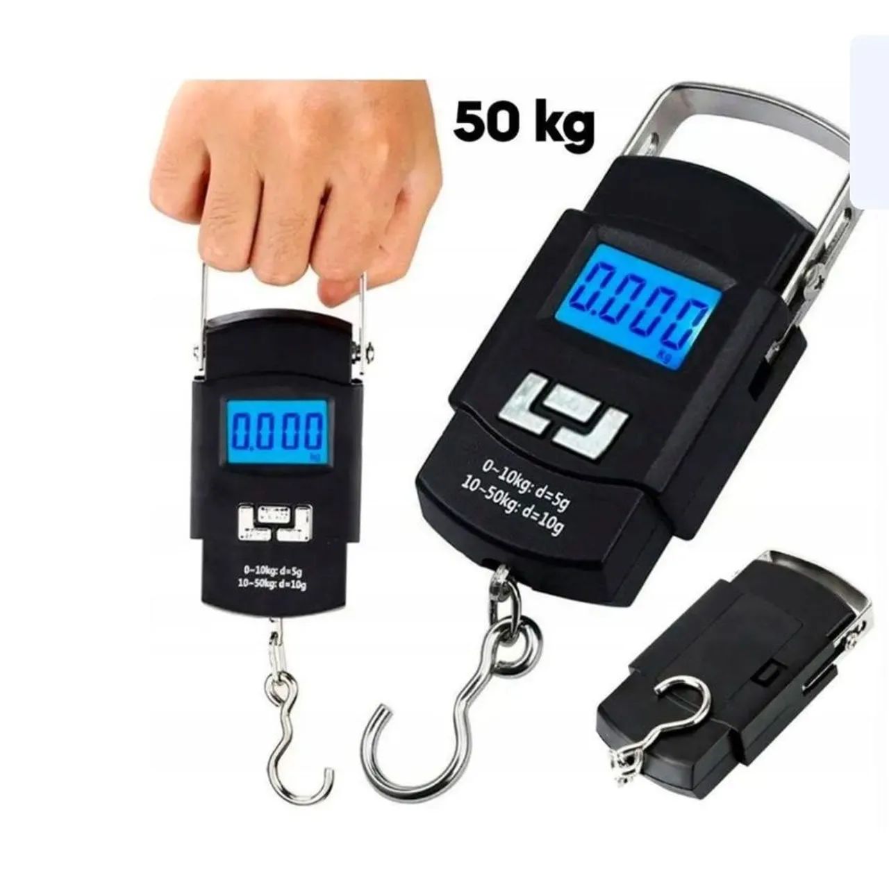 balança de mão eletrônica portátil  mala até 50kg