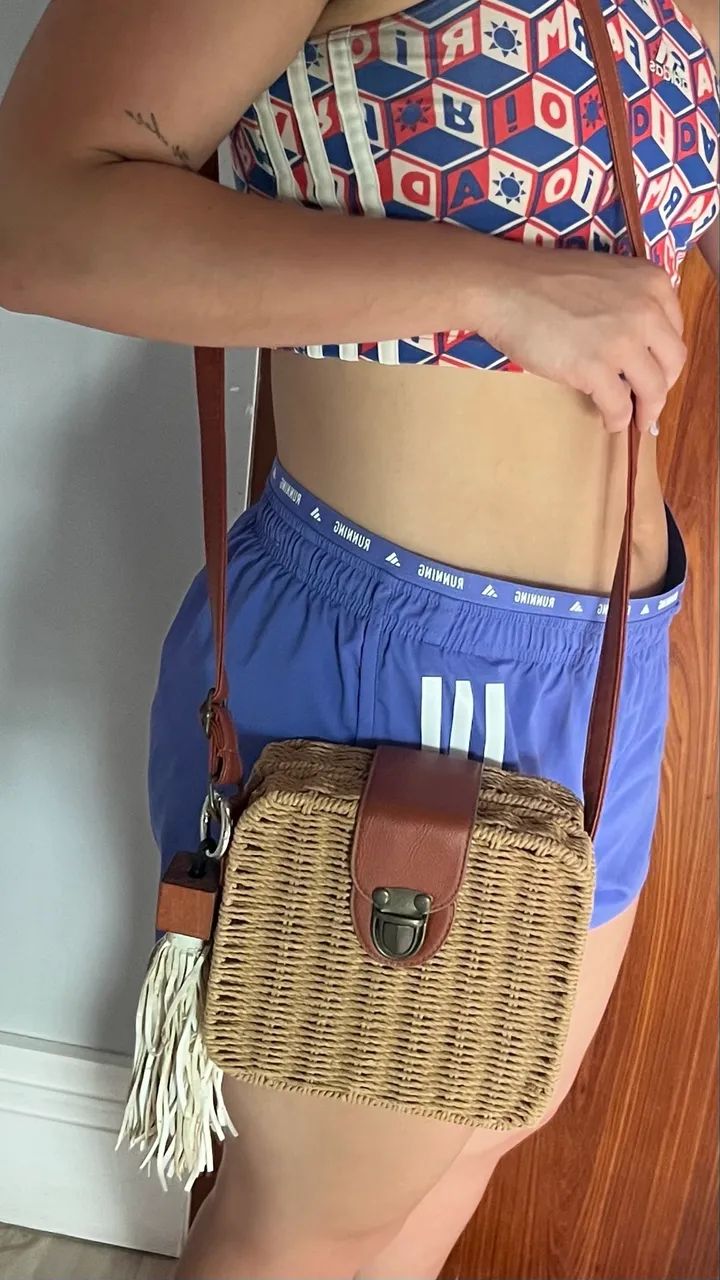 Bolsa de palha praiana  - Foto 4