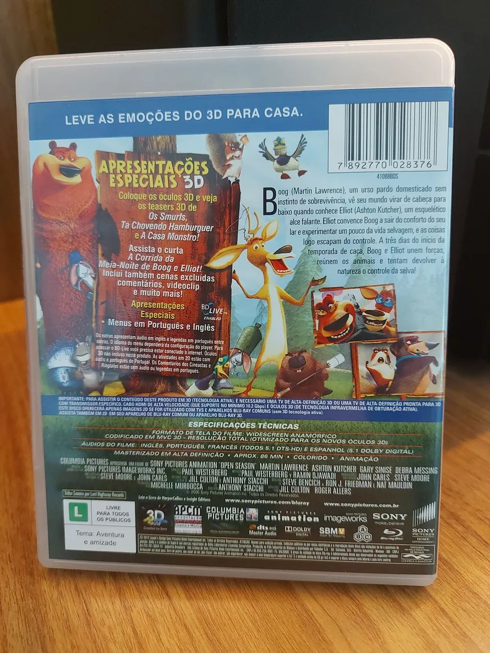 Blu-ray 3D / 2D O Bicho Vai Pegar - Foto 3