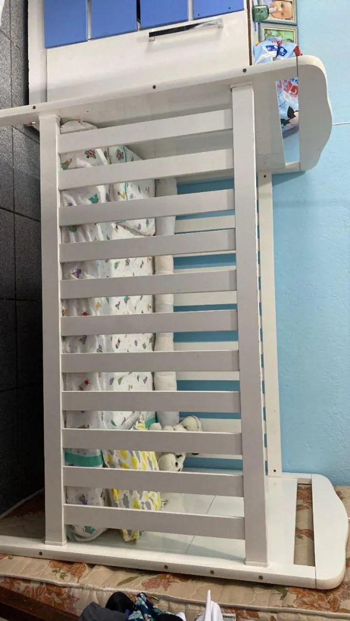 Berço Infantil Branco - Foto 2
