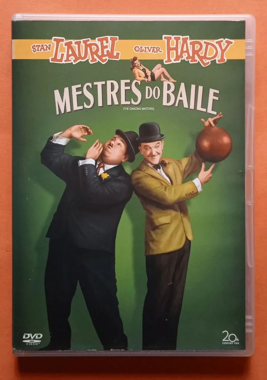 Dvd Mestres do Baile - Stan Laurel - Oliver Hardy 